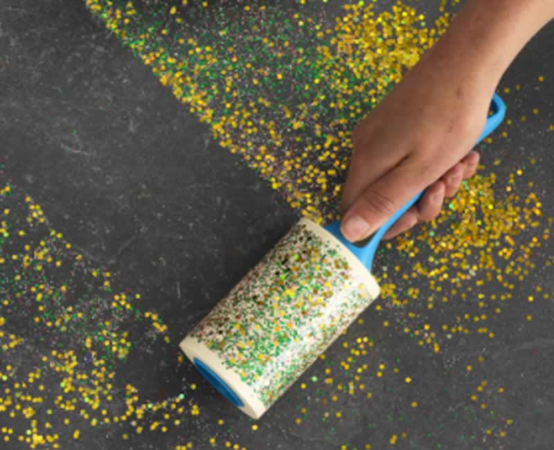 Picking Up Confetti with Evercare Lint Roller 