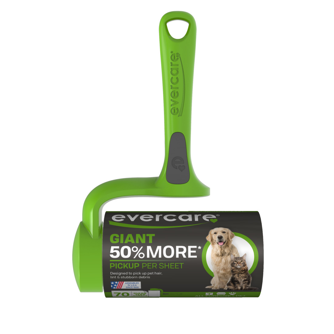 Evercare Pet 70 Layer Giant T Handle Lint Roller